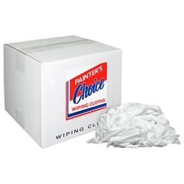 #10 Box of Bleached White Rags Supply