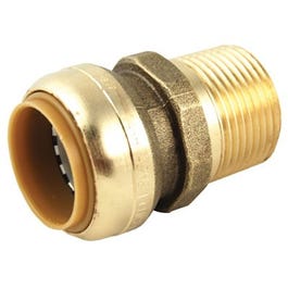 1 x 1-In. MIP Straight Pipe Connector, Lead-Free Hot on Sale