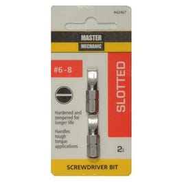 1-In. 2-Pack #6 Slotted Insert Bit Tip Online now