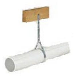 .75-In. x 10-Ft. Pipe Hanger Strap Tab Tape, Self-Fastening, 28 GA Fashion