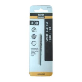 #38 2-1/2-In. Wire Gauge Drill Bit, Black Oxide Fashion