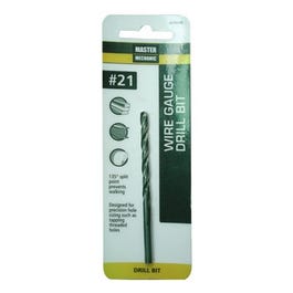 #21 3-1/4-In. Wire Gauge Drill Bit, Black Oxide Online Hot Sale