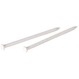 1 In. White Panel Nails, 6 oz. Hot on Sale