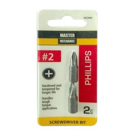 #2 Phillips Insert Bit Tip, 2 Pack Discount
