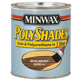 1-Qt. Gloss Royal Walnut Polyshades Wood Stain Supply
