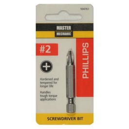 #2 Phillips Screwdriver Bit, 2-In. Online Sale