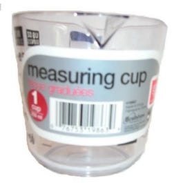 1-Cup High-Impact Clear Plastic Measuring Cup Online Hot Sale