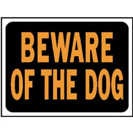“Beware of Dog” Sign, Plastic, 9 x 12-In. on Sale