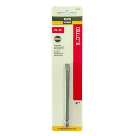 #10 Slotted 4-In. Screwdriver Bit Online now
