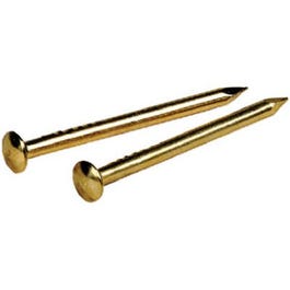 1-In. x 16 Solid Brass Escutcheon Pins, 2 oz. Supply