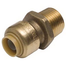 1/2 x 3/4-In. MIP Reducing Pipe Connector, Lead-Free Hot on Sale