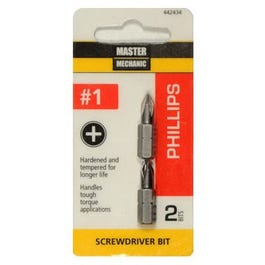 #1 Phillips Insert Bit Tip, 2 Pack Online now