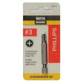 #3 Phillips Screwdriver Bit, 2-In. Online Hot Sale