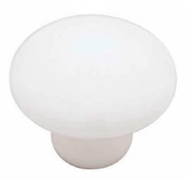 1-3/8-In. White Ceramic Round Cabinet Knob on Sale