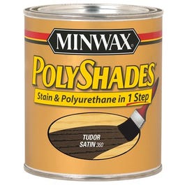1-Qt. Satin Tudor Polyshades Wood Stain Supply