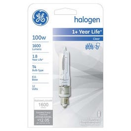 100-Watt Quartz Halogen Lamp, Mini Candelabra Base Online now