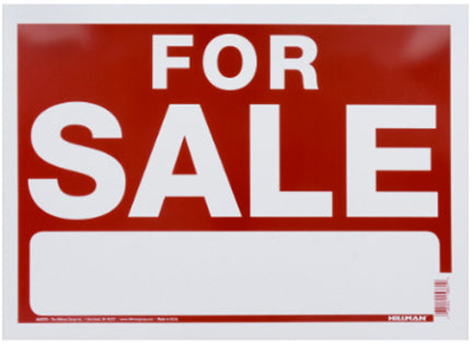 10 X 14 RED AND WHITE FOR SALE SIGN Online Hot Sale