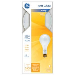100/200/300-Watt 3-Way Soft White Light Bulb Hot on Sale