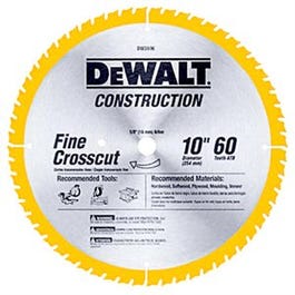 10-Inch 60-TPI Carbide-Tipped Circular Saw Blade Online now