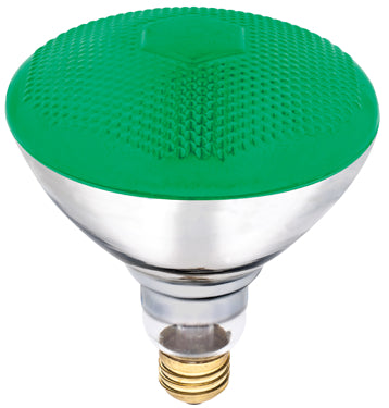 100 WATT PAR 38 FLOOD BULB GREEN Discount