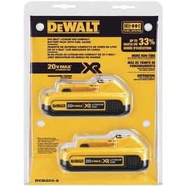 20-Volt Lithium-Ion Batteries, 2-Pk. Supply