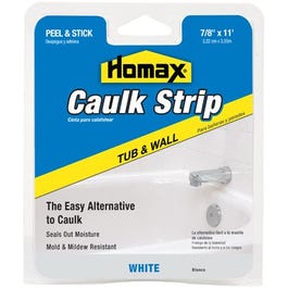 11-Ft. White Medium Tub & Wall Caulkstrip Hot on Sale