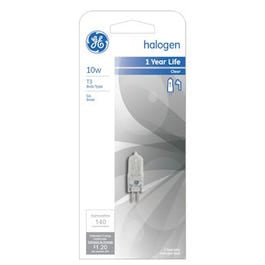10-Watt T-3 Bi-Pin Quartz Halogen Lamp Online Sale