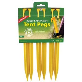12-Inch 6-Piece Plastic Tent Stakes Online Hot Sale