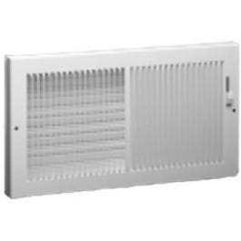 14 x 6-Inch White Baseboard Register Hot on Sale