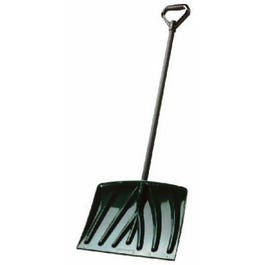 18-In. Green Poly Snow Shovel With D-Grip Handle on Sale