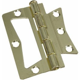 2-Pk., 3 x 3-In. Brass Non-Mortise Hinges Sale