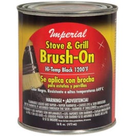 16-oz. Black Stove/Grille Brush-On Paint on Sale