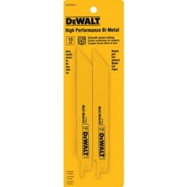 2-Pk., 6-In. 10-TPI Bi-Metal Reciprocating Saw Blade Fashion