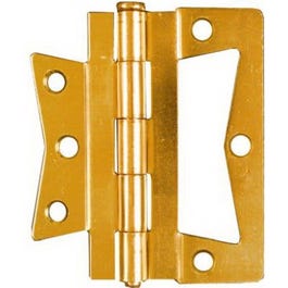 2-Pk., 3.5-In. Brass Non-Mortise Hinges on Sale