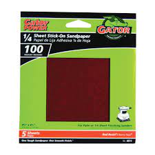 1/4 Sheet Stick-On Aluminum Oxide Sandpaper Online Sale