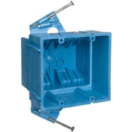 2-Gang New Work Super Blue Hard Body Wiring Box Discount