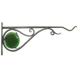 15-In. Black Stained Glass Hanging Plant Bracket Online