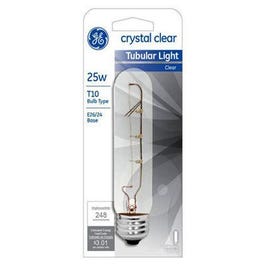 25-Watt Clear Tubular Light Bulb, Medium Base, 248 Lumens, 5-5/8-In. Fashion