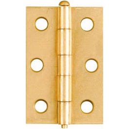 2-Pk., 2.5-In. Narrow Hinges, Light-Duty, Dull Brass Online now