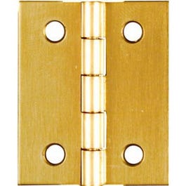 2-Pk., 1.5-In. Broad Hinges, Light-Duty, Brass Supply