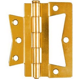 2-Pk., 4 x 4-In. Brass Non-Mortise Hinges Online