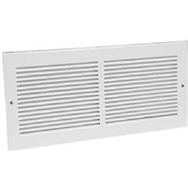 10 x 6-Inch White Sidewall Return Air Grille Online Hot Sale