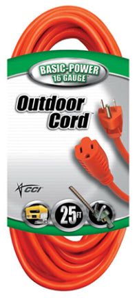 25 16/3 SJTW ORANGE OUTDOOR CORD Sale