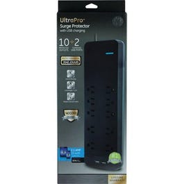 2-USB / 10-Outlet Surge Protector Discount