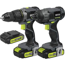 20-Volt Drill + Impact Driver Combo Kit, 1/2-In., 2 Lithium-Ion Batteries Discount