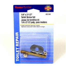 1/4 x 2-1/2-Inch Steel Toilet Screw Online Sale