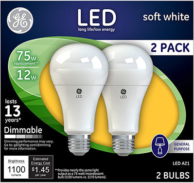 15W LED 100W Eq Soft White A19 Discount