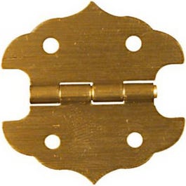 2-Pk., 1-1/8 x 1-1/8-In. Antique Brass Decorative Hinges Supply
