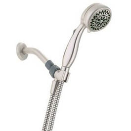 7-Spray Handheld Showerhead, Satin Nickel, 1.8 GPM on Sale