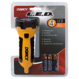 4-LED Carabineer Flashlight Online now